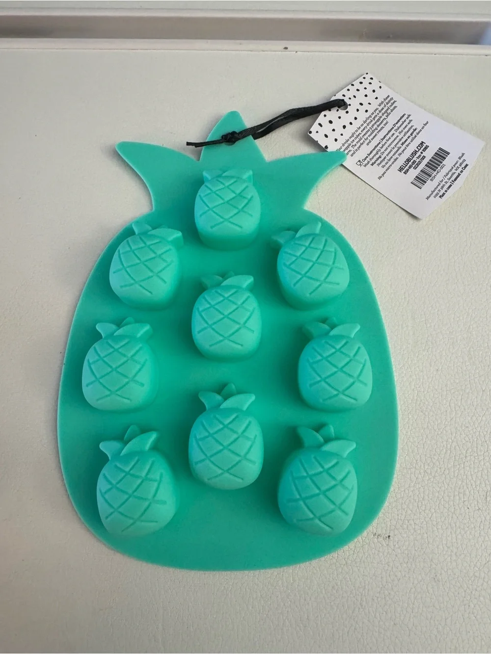 Blush Pineapple Silicone Ice Tray Set/2
